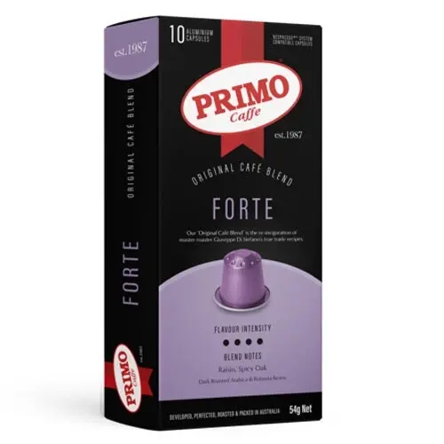 6x10pc Primo Caffe Forte 54g Coffee Capsules/Pod Compatible w/Nespresso Machine