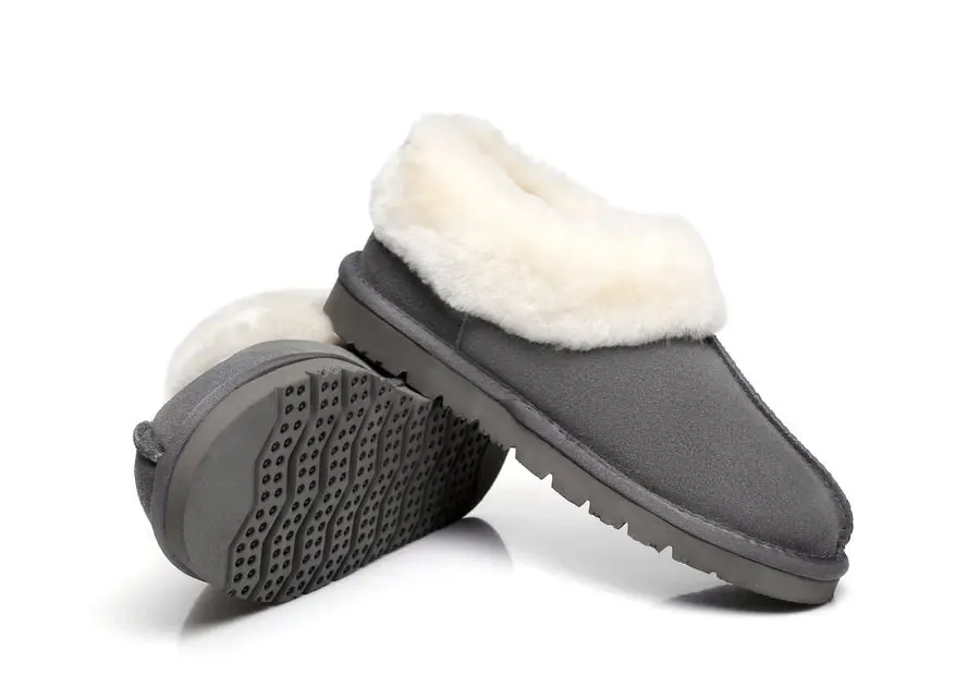 UGG Australian Shepherd Slippers Unisex Sheepskin Ankle Slippers Homey Water Resistant