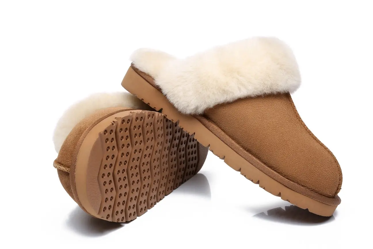 EVERAU® Double-faced Premium Sheepskin Unisex UGG Slipper Classic