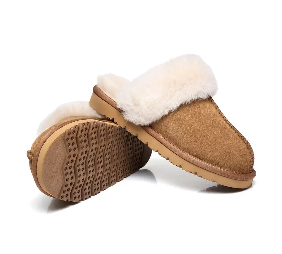 UGG Australian Shepherd Premium Sheepskin UGG Unisex Scuff Slippers Muffin