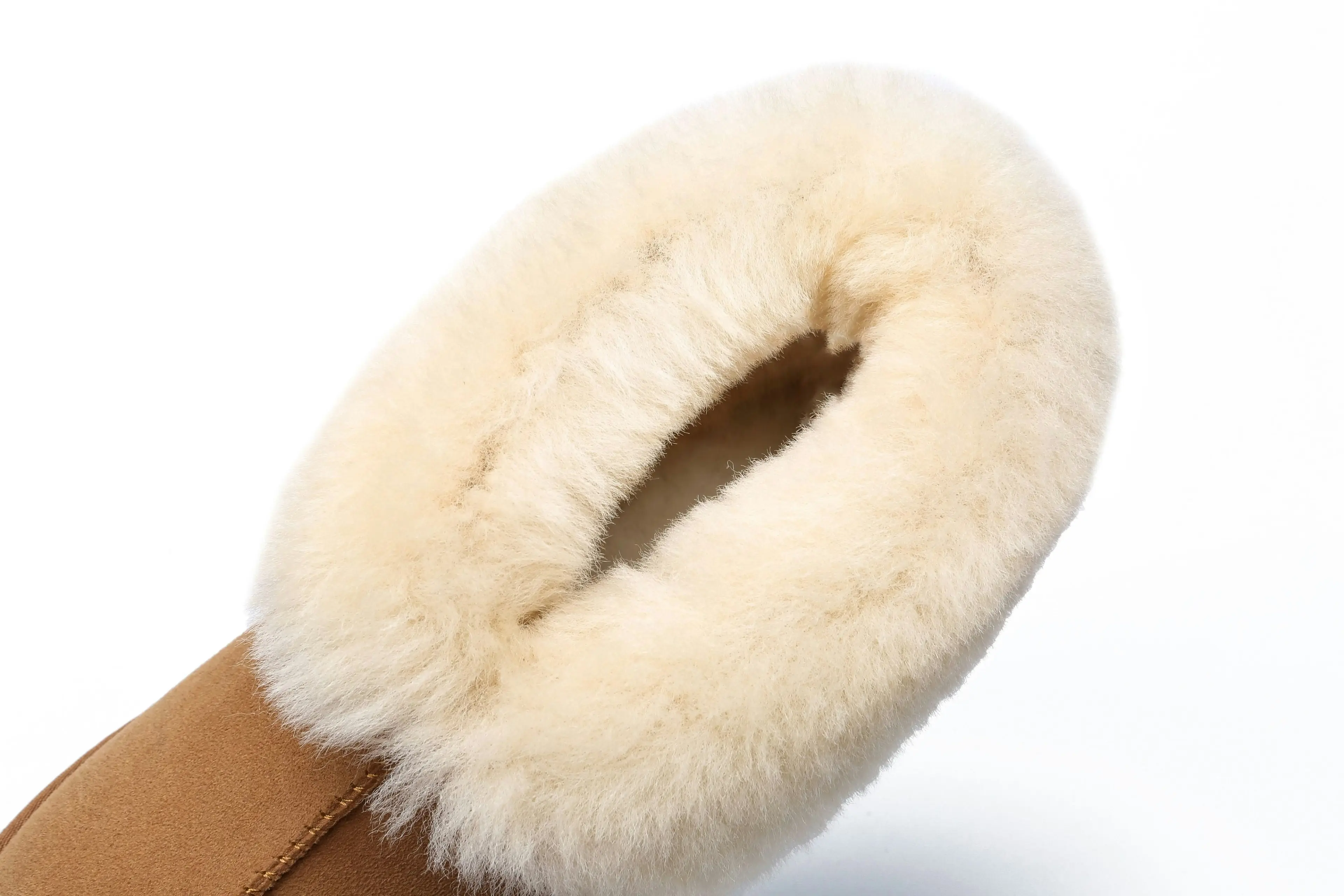 EVERAU 100% Australian Sheepskin Classic Ugg Ankle Mallow Slippers