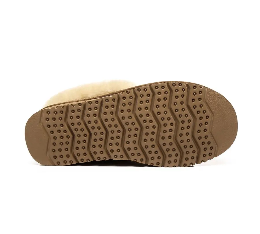 UGG Australian Shepherd Double Face Sheepskin Unisex Ankle Collar Mallow Slipper