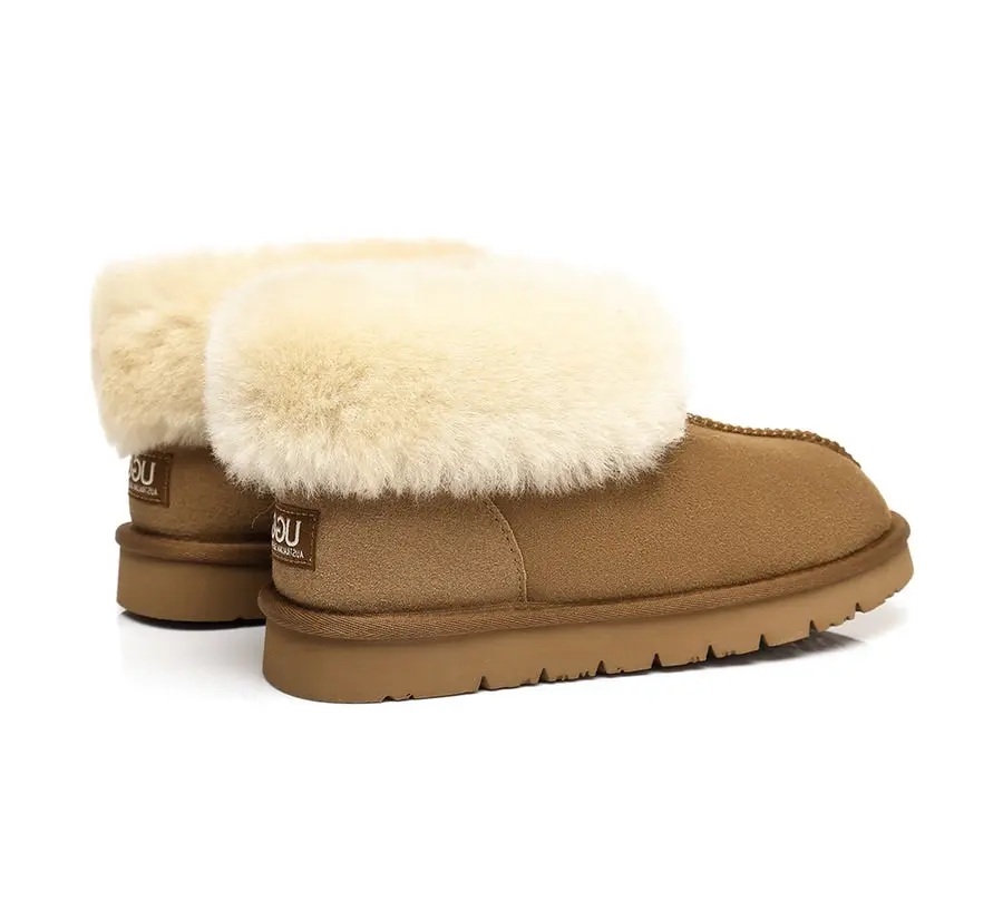 UGG Australian Shepherd Double Face Sheepskin Unisex Ankle Collar Mallow Slipper