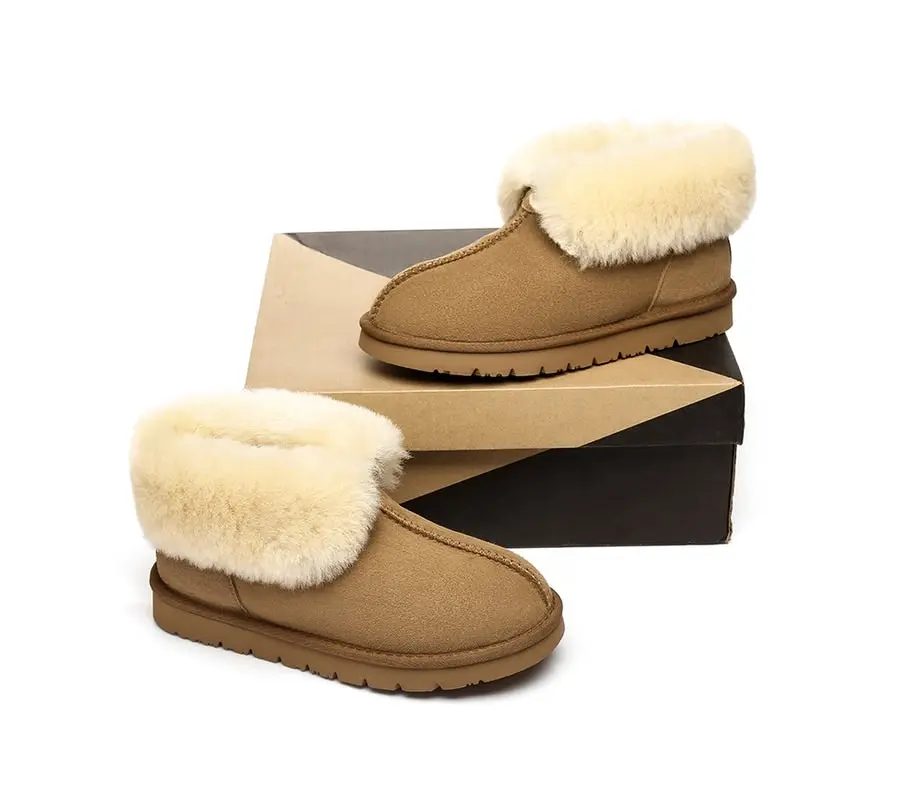 UGG Australian Shepherd Double Face Sheepskin Unisex Ankle Collar Mallow Slipper