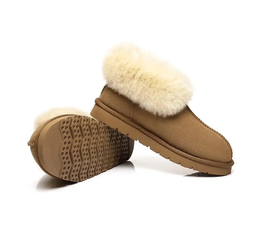 UGG Australian Shepherd Double Face Sheepskin Unisex Ankle Collar Mallow Slipper