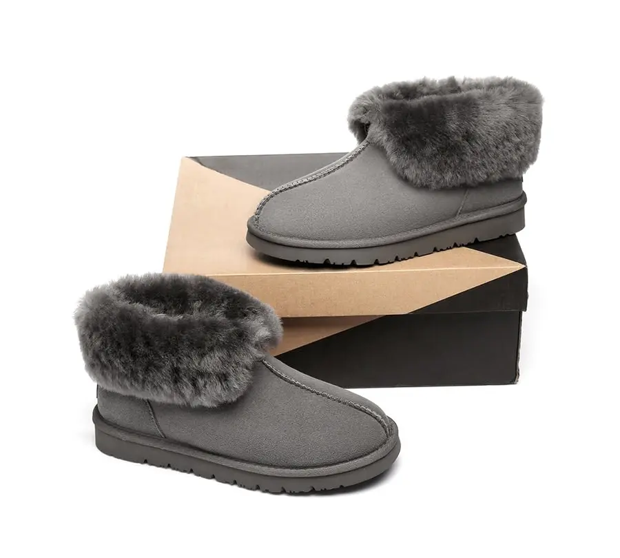 UGG Australian Shepherd Double Face Sheepskin Unisex Ankle Collar Mallow Slipper