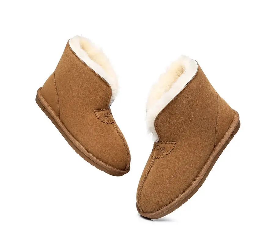 UGG Australian Shepherd Unisex Ankle Wool Parker Slipper Mini Boots