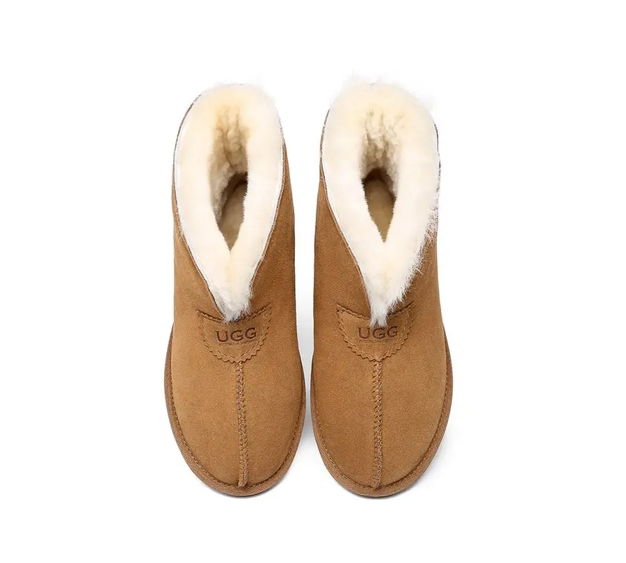 UGG Australian Shepherd Unisex Ankle Wool Parker Slipper Mini Boots