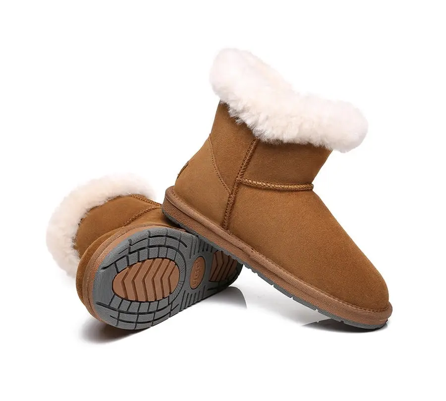 Australian Shepherd® UGG Boots Mini Women Tiara Sheepskin Horn Toggle Closure