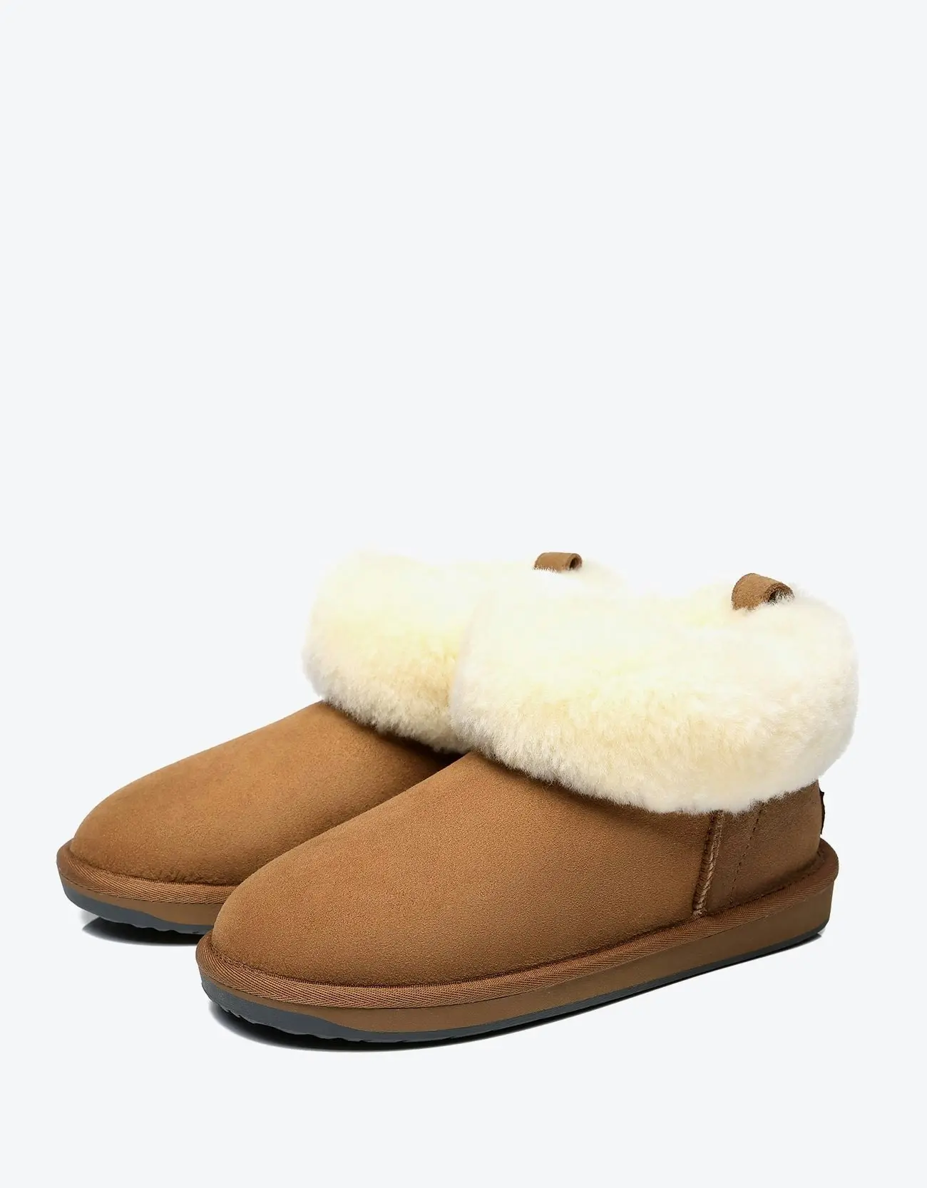 Tarramarra® Emmy Women Sheepskin Slippers Fluffy Collar