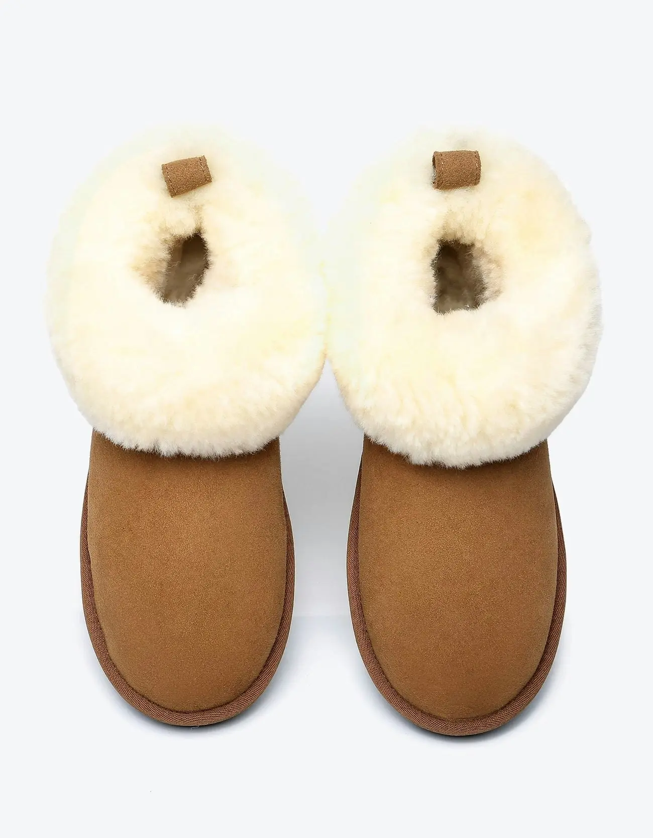 Tarramarra® Emmy Women Sheepskin Slippers Fluffy Collar