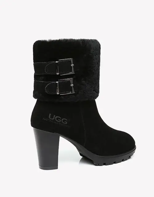 Australian Shepherd® UGG Boots Women Shearling Heels Style Candice