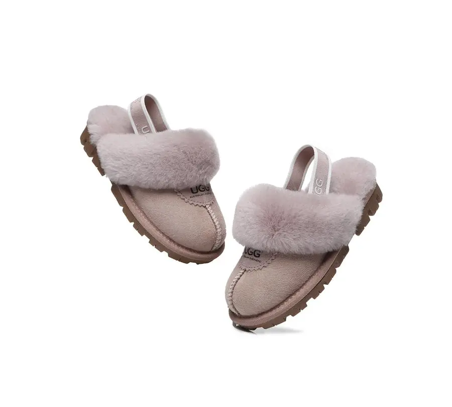 UGG Australian Shepherd Kids Sling back UGG Slipper Kids Waffle Plus Band