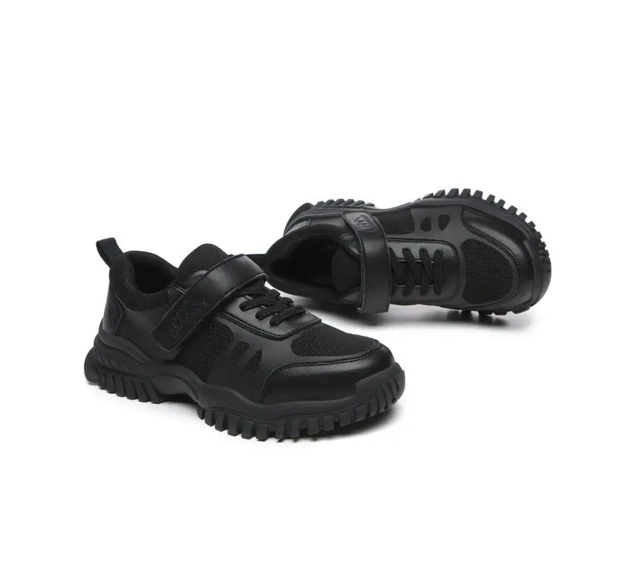 Tarramarra Senior Black Leather School Shoes