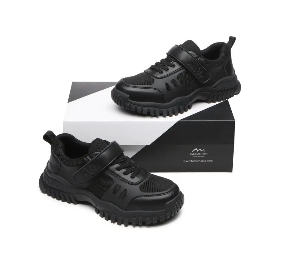 Tarramarra Senior Black Leather School Shoes