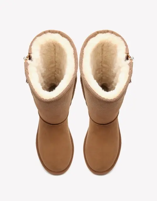 Australian Shepherd® UGG Boots Australia Premium Double Face Sheepskin Tall Side Zip