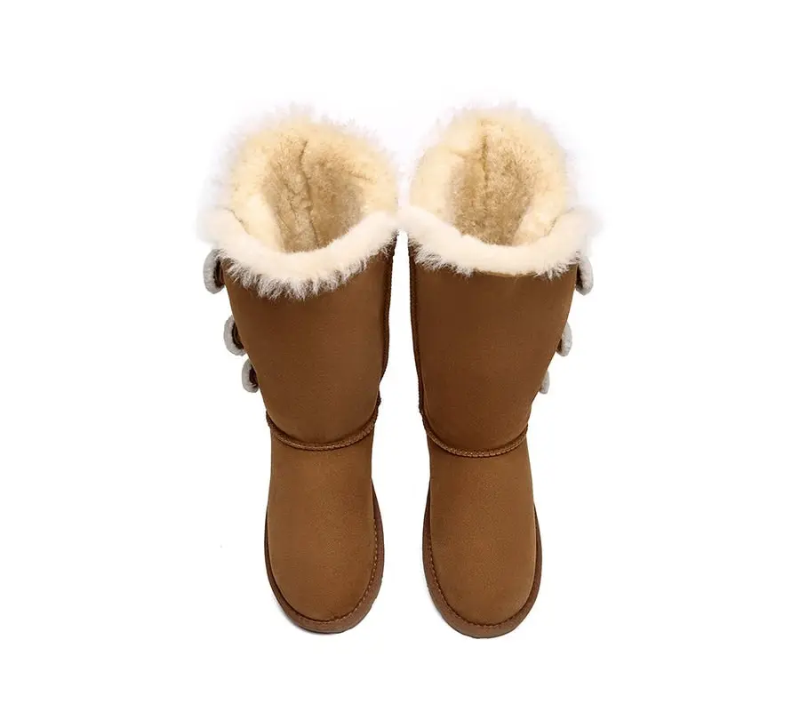 EVERAU® UGG Double-Faced Sheepskin Aspen Tall UGG Boots