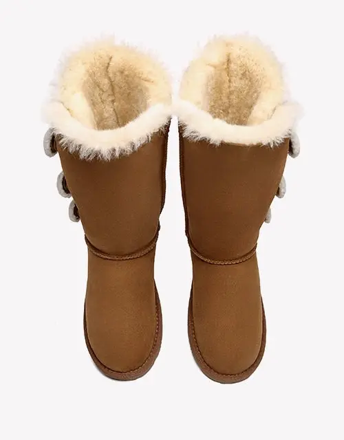 EVERAU® UGG Double-Faced Sheepskin Aspen Tall UGG Boots