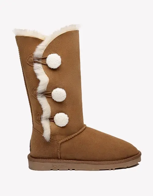 EVERAU® UGG Double-Faced Sheepskin Aspen Tall UGG Boots