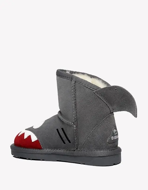 EVERAU®UGG Wool Lining Shark Kids Boots