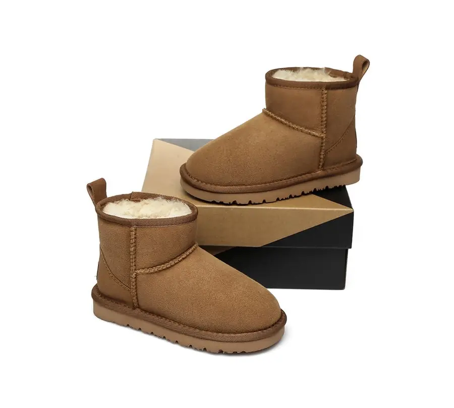 Australian Shepherd® Sheepskin Kids Mini Classic UGG boots Water Resistant