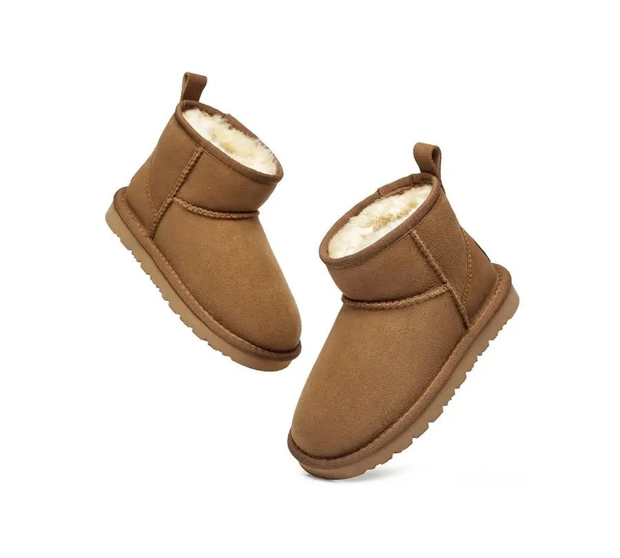 Australian Shepherd® Sheepskin Kids Mini Classic UGG boots Water Resistant