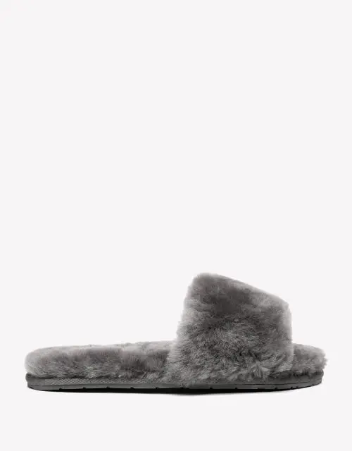 UGG Australian Shepherd Wool Fluffy Slides Nala Slipper