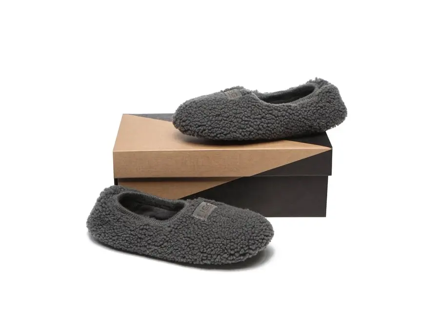 UGG Australian Shepherd Curly Wool Slippers Women Lucina