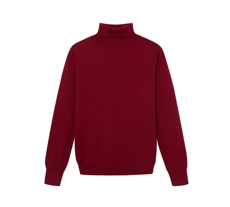 Tarramarra® Turtleneck 100% Wool Knitwear Sweater