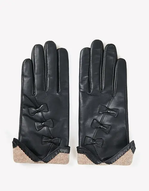 Australian Shepherd® Sheepskin Wool Ladies Leather Gloves Belinda