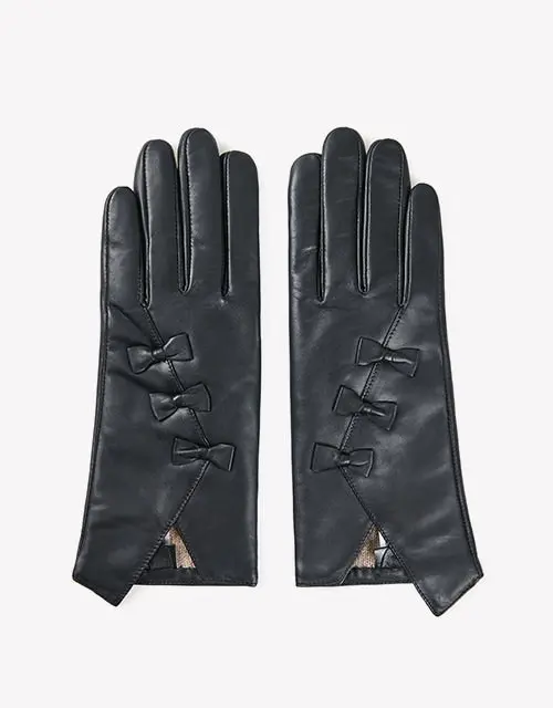 Australian Shepherd® Sheepskin Wool Ladies Leather Gloves Belinda