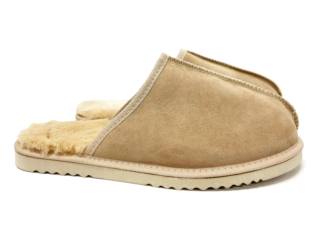 UGG Australian Shepherd 2 Pieces Double Faced Sheepskin Wool Slipper Scuffs Australian Made