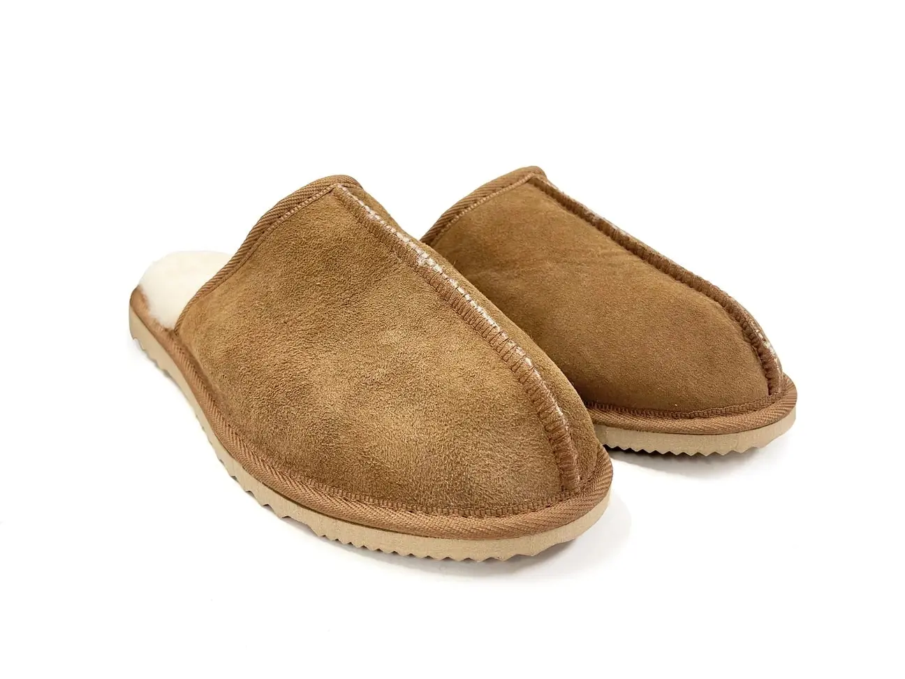 UGG Australian Shepherd 2 Pieces Double Faced Sheepskin Wool Slipper Scuffs Australian Made