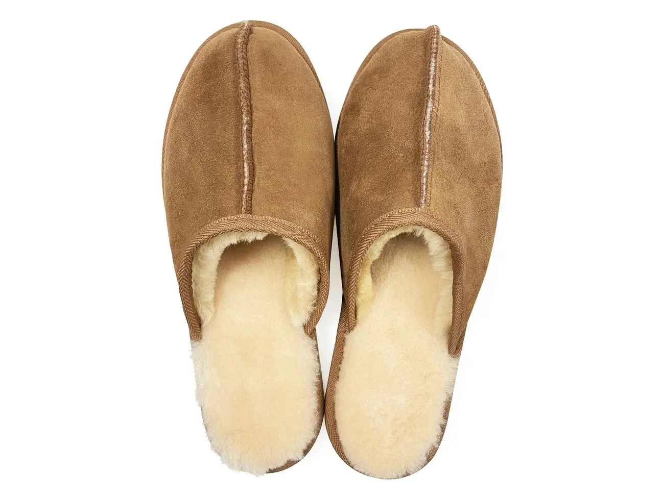 UGG Australian Shepherd 2 Pieces Double Faced Sheepskin Wool Slipper Scuffs Australian Made