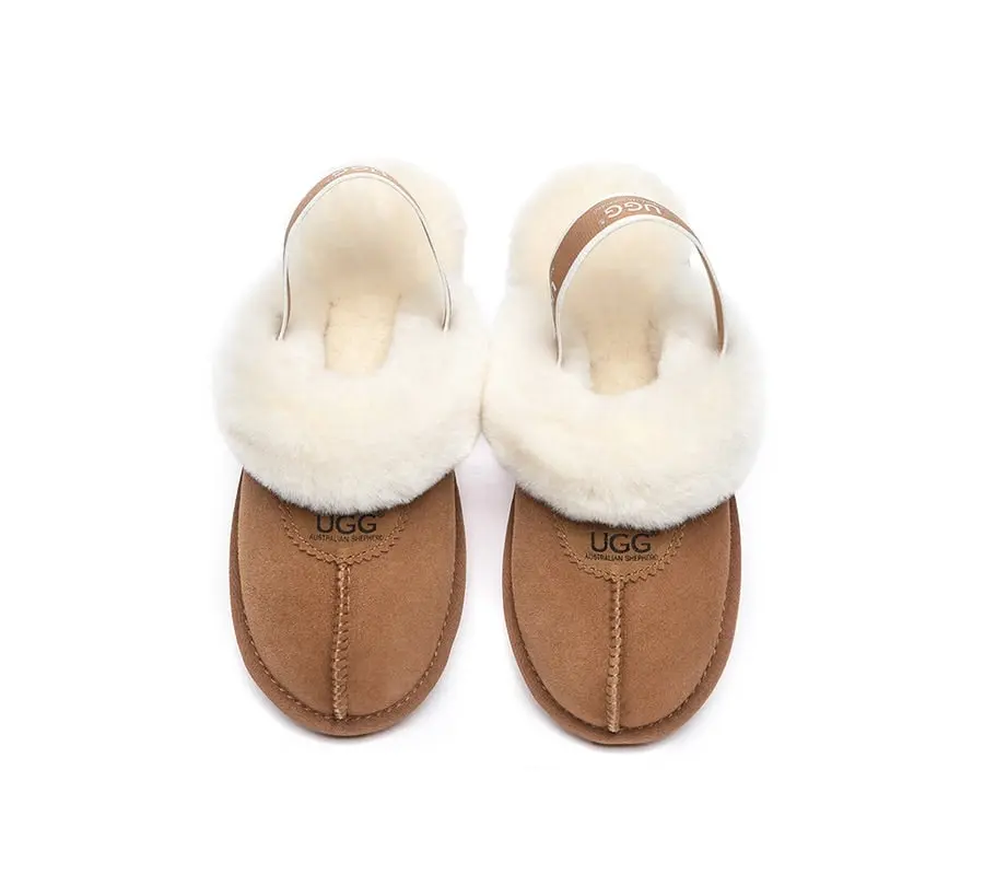 UGG Australian Shepherd Slingback Slippers Unisex Waffle Plus Band