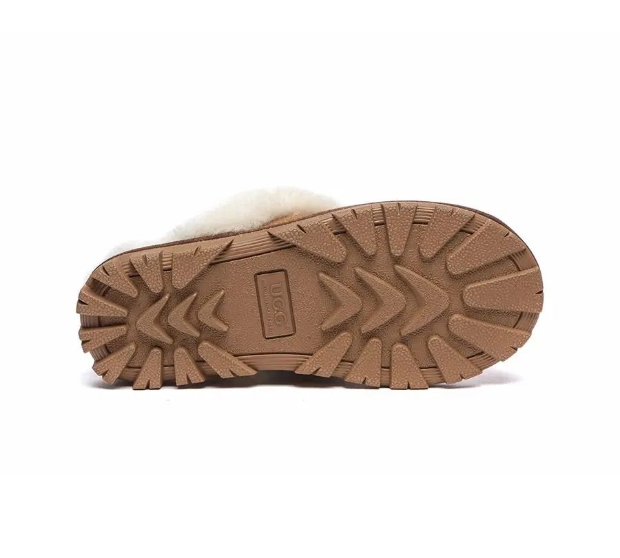 UGG Australian Shepherd Slingback Slippers Unisex Waffle Plus Band