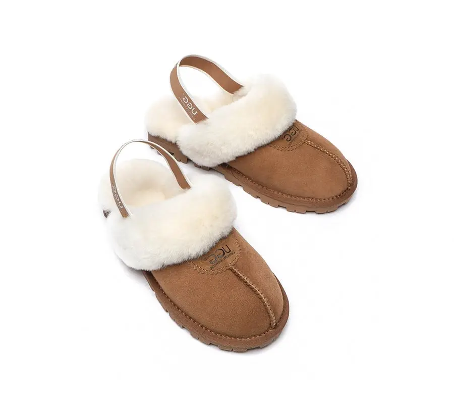 UGG Australian Shepherd Slingback Slippers Unisex Waffle Plus Band