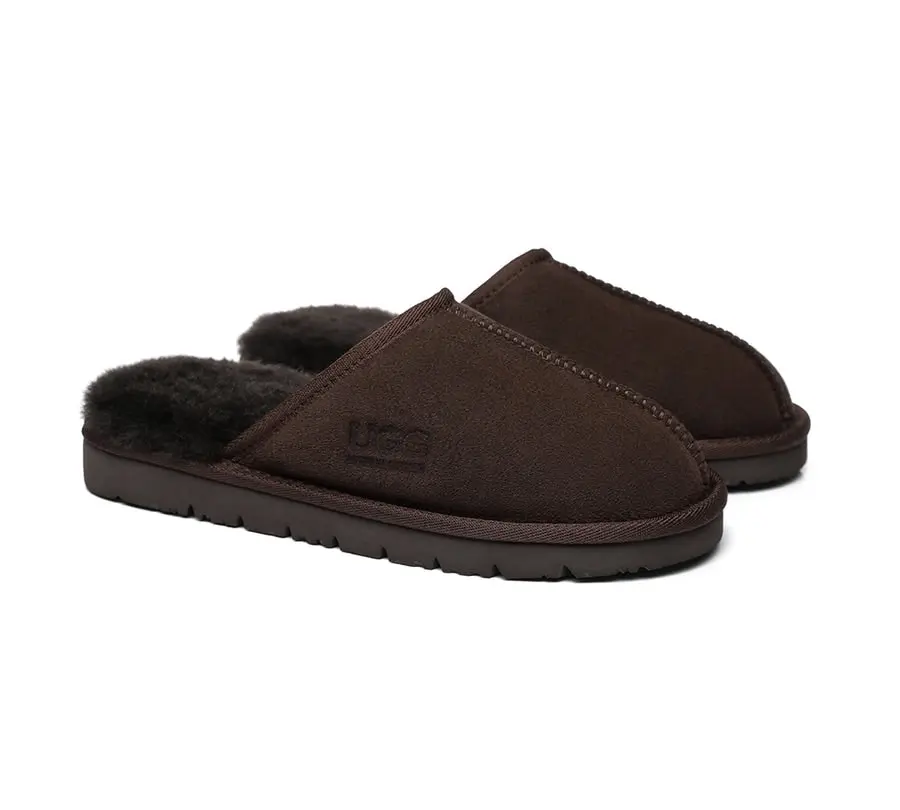 Australian Shepherd® UGG Men's scuff slippers Mosley Sheepskin Wool