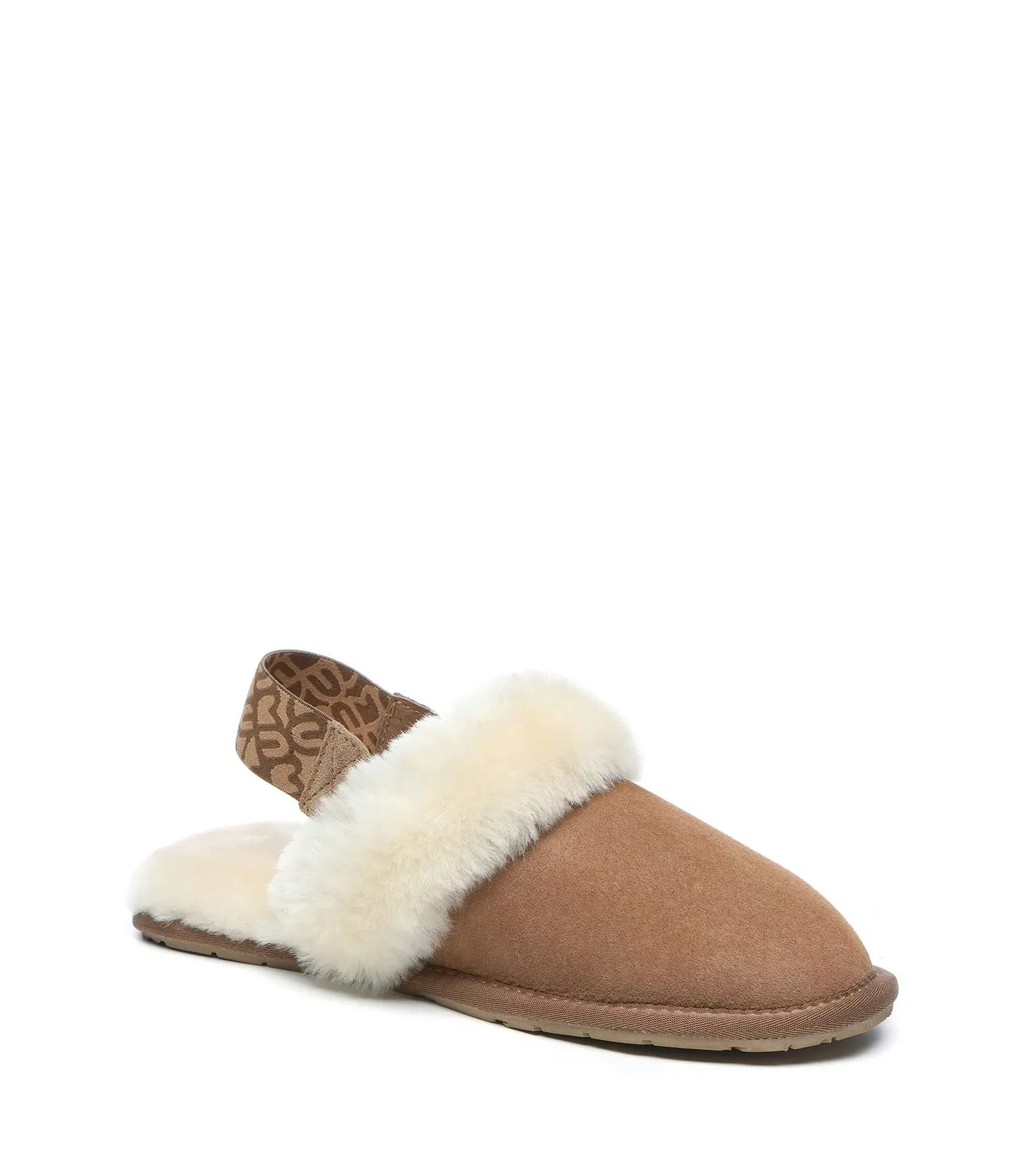 EVERAU® Sheepskin Lonsdale UGG Slipper- Removable Elastic strap