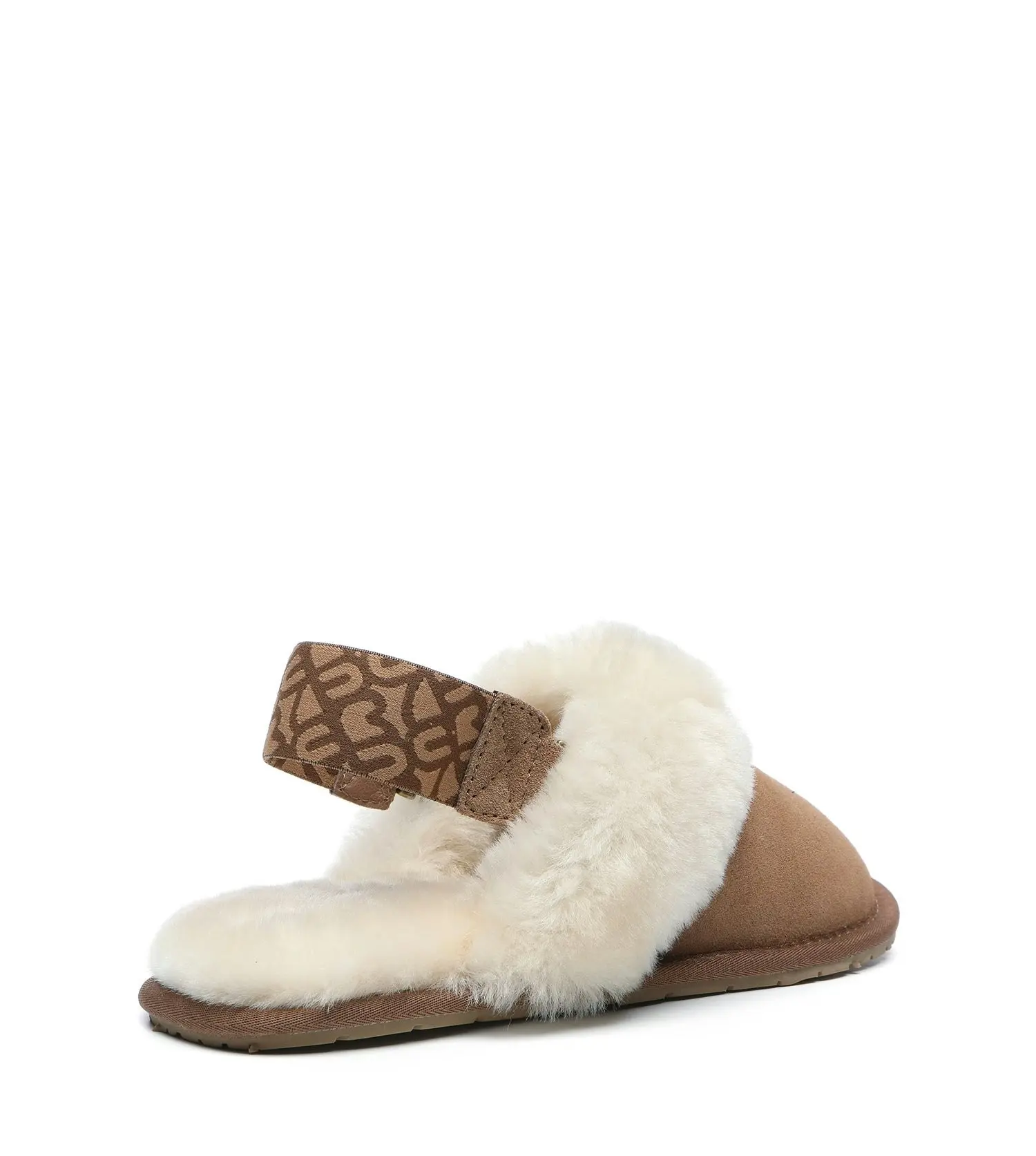 EVERAU® Sheepskin Lonsdale UGG Slipper- Removable Elastic strap