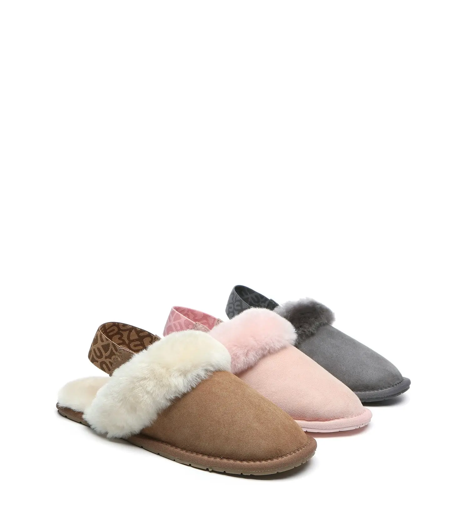 EVERAU® Sheepskin Lonsdale UGG Slipper- Removable Elastic strap