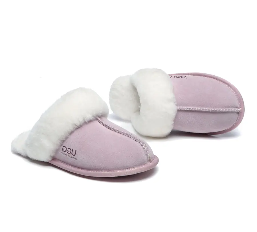 UGG Australian Shepherd Soft Sole Slippers Unisex Rosa