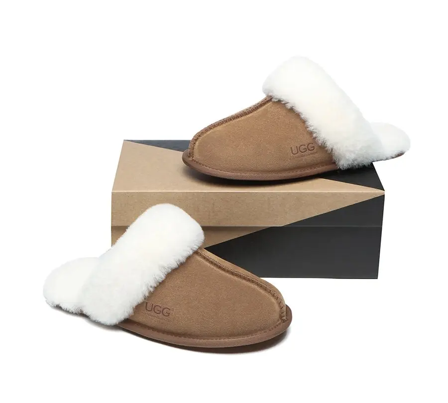 UGG Australian Shepherd Soft Sole Slippers Unisex Rosa