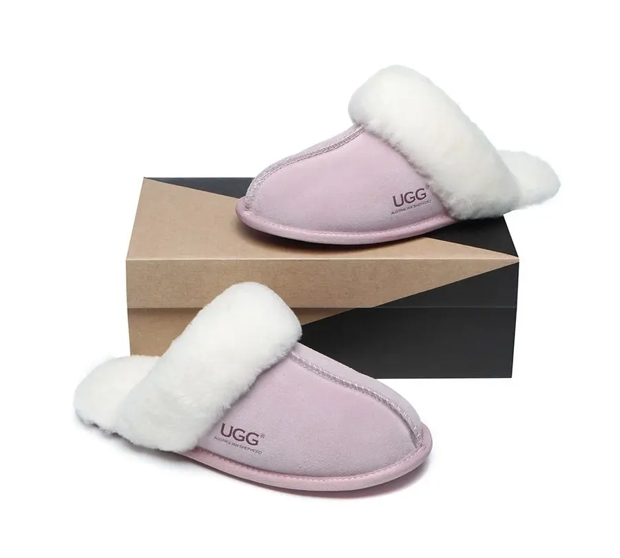 UGG Australian Shepherd Soft Sole Slippers Unisex Rosa