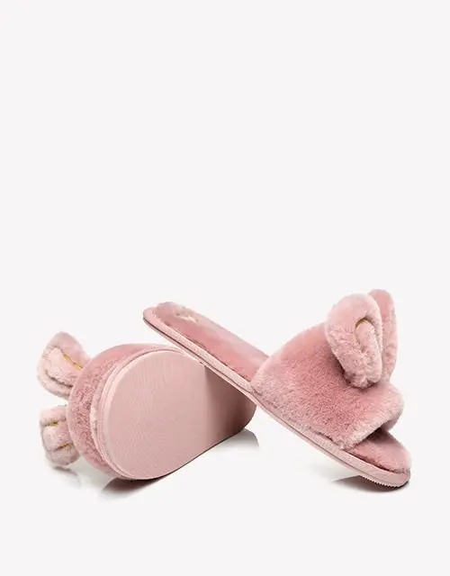 EVERAU®UGG Casual Style Comfort Pigskin Bunny Slipper