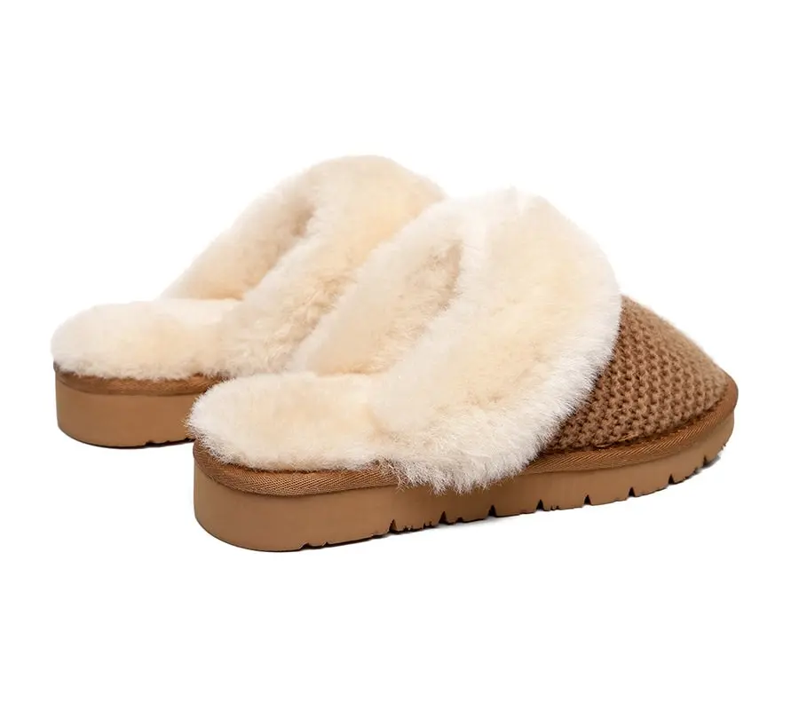 Australian Shepherd® UGG Slippers Linden Women Sheepskin Wool