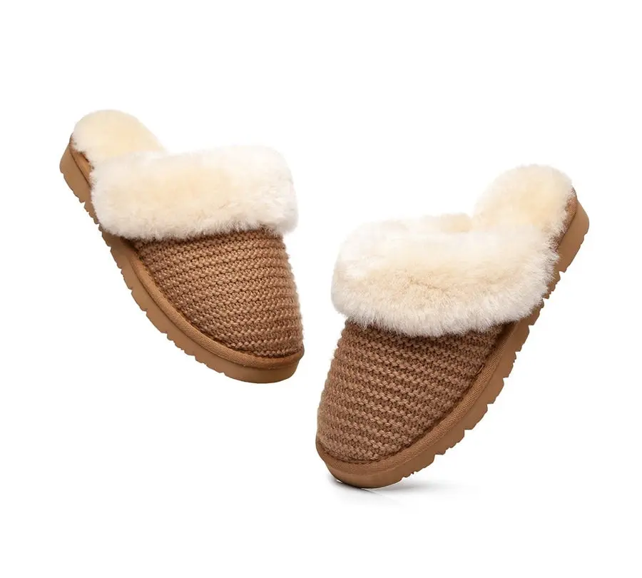 Australian Shepherd® UGG Slippers Linden Women Sheepskin Wool