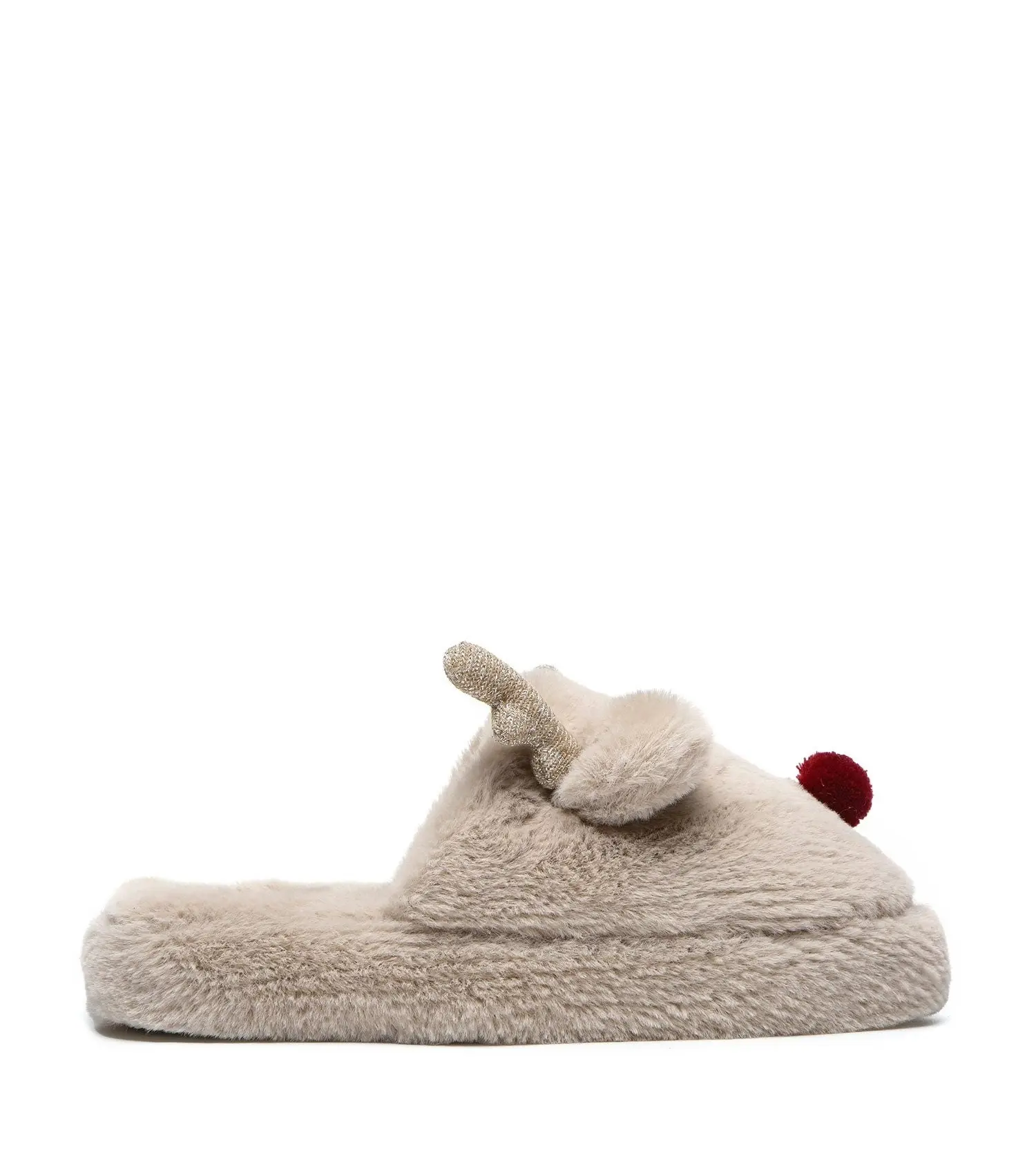 EVERAU® Ultra Plush Unisex Reindeer Slippers