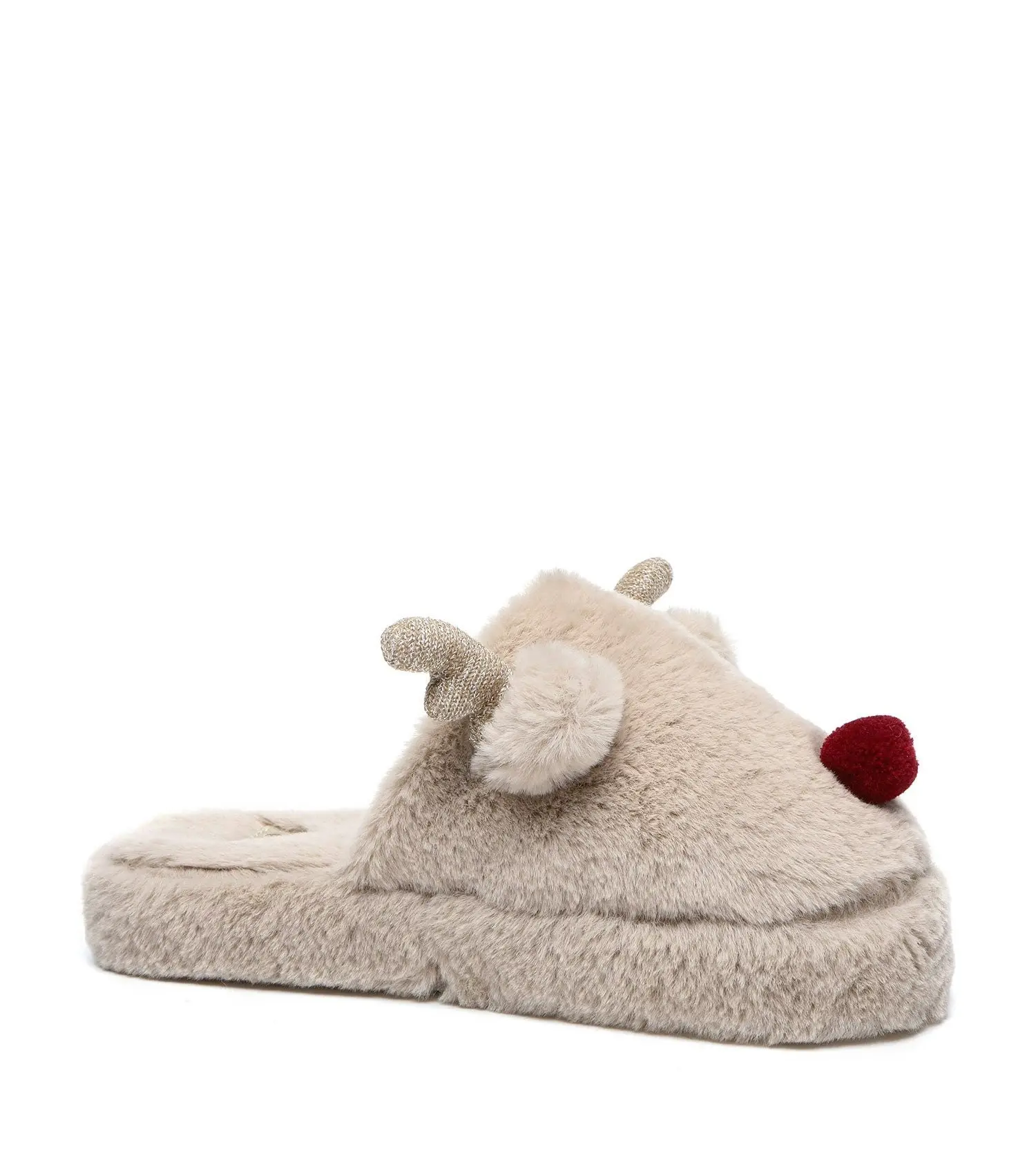 EVERAU® Ultra Plush Unisex Reindeer Slippers