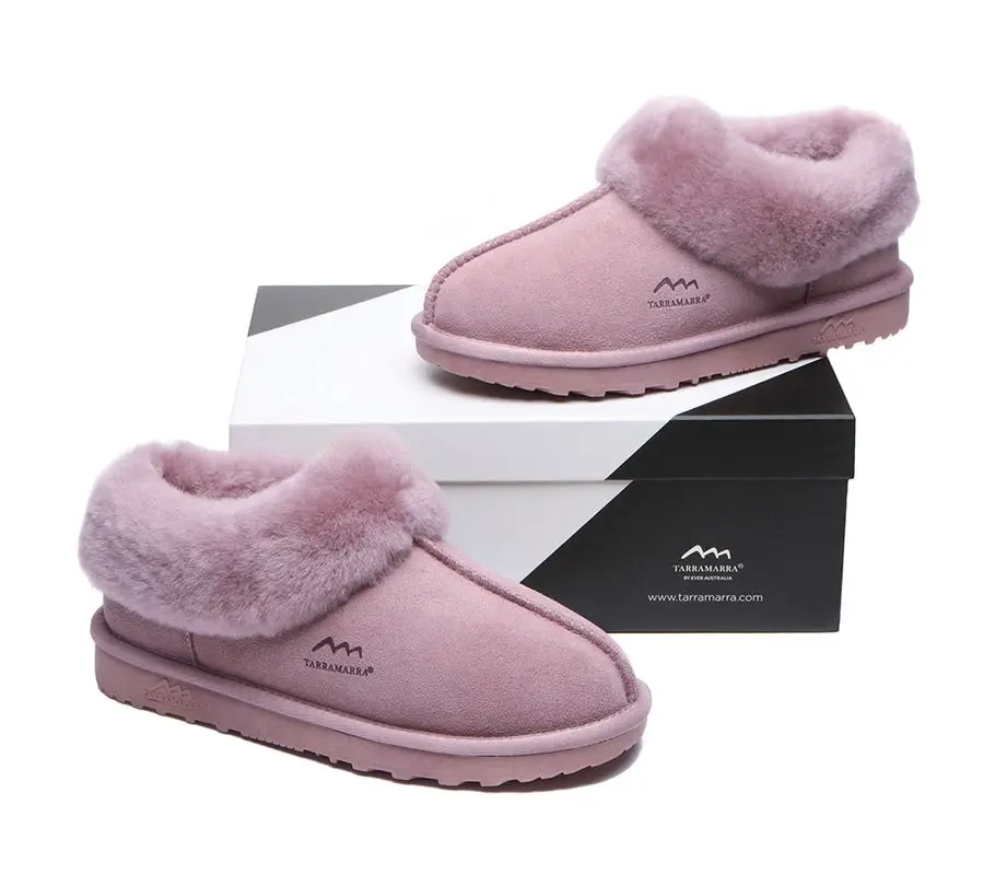 Tarramarra Premium Sheepskin Wool Ankle Slipper Unisex Hana